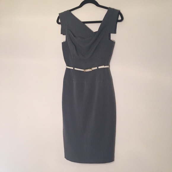 Black Halo Dresses & Skirts - Black Halo Gray Jackie O Dress